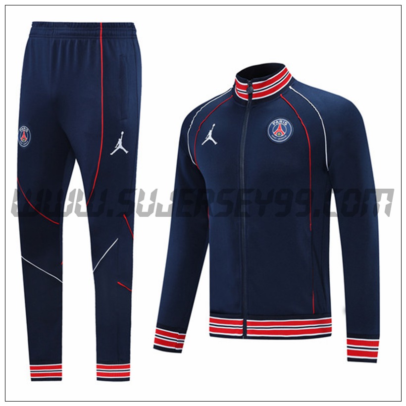 Chaqueta Chandal del Jordan PSG Azul Marino 2021 2022