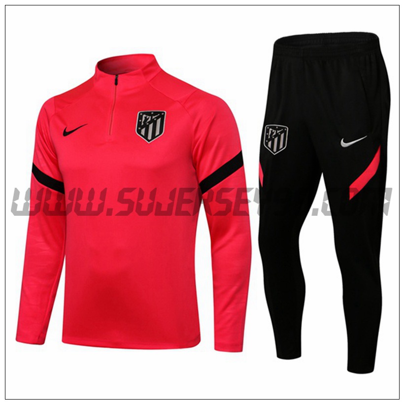 Chandal del Atletico Madrid Rojo 2021 2022