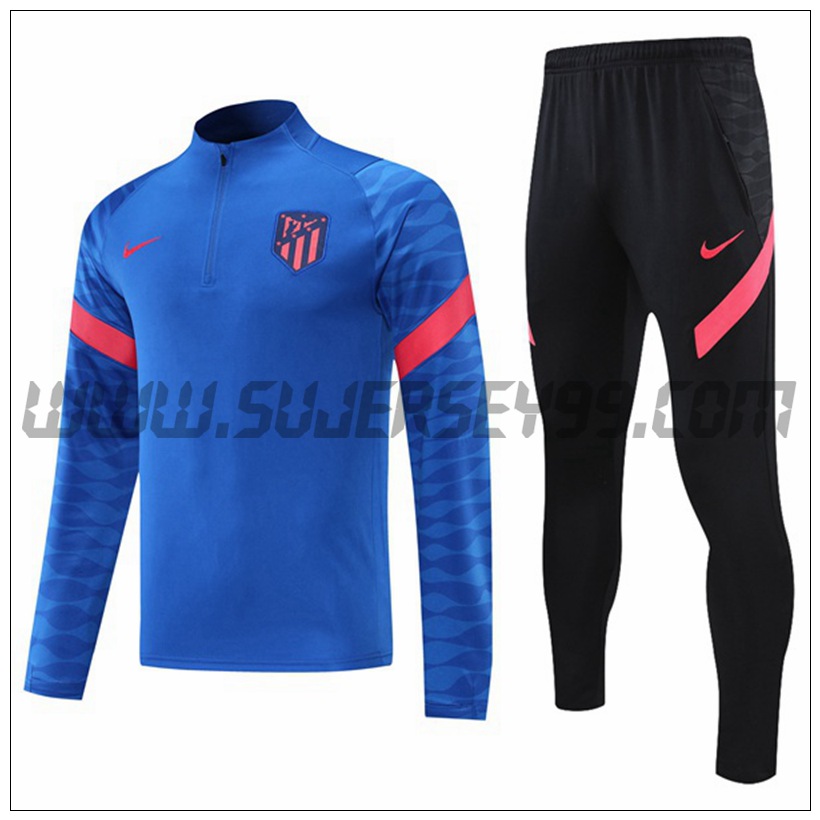 Chandal del Atletico Madrid Azul 2021 2022 -1