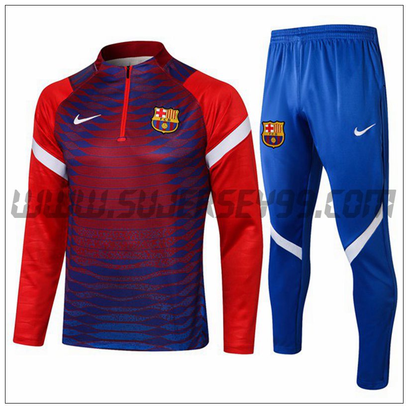 Chandal del FC Barcelona Rojo 2021 2022 -1