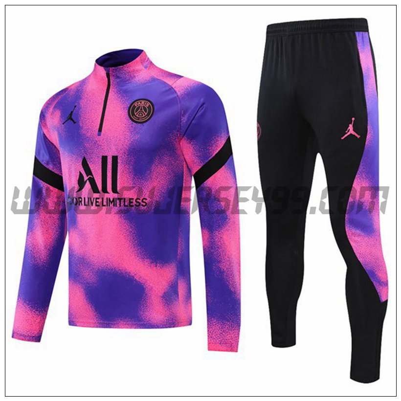 Chandal del Jordan PSG Violet/Rosa 2021 2022