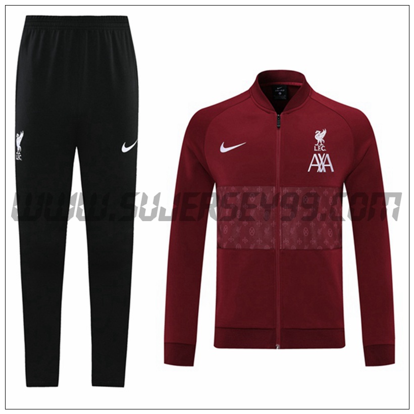 Chaqueta Chandal del FC Liverpool Rojo 2021 2022 -1