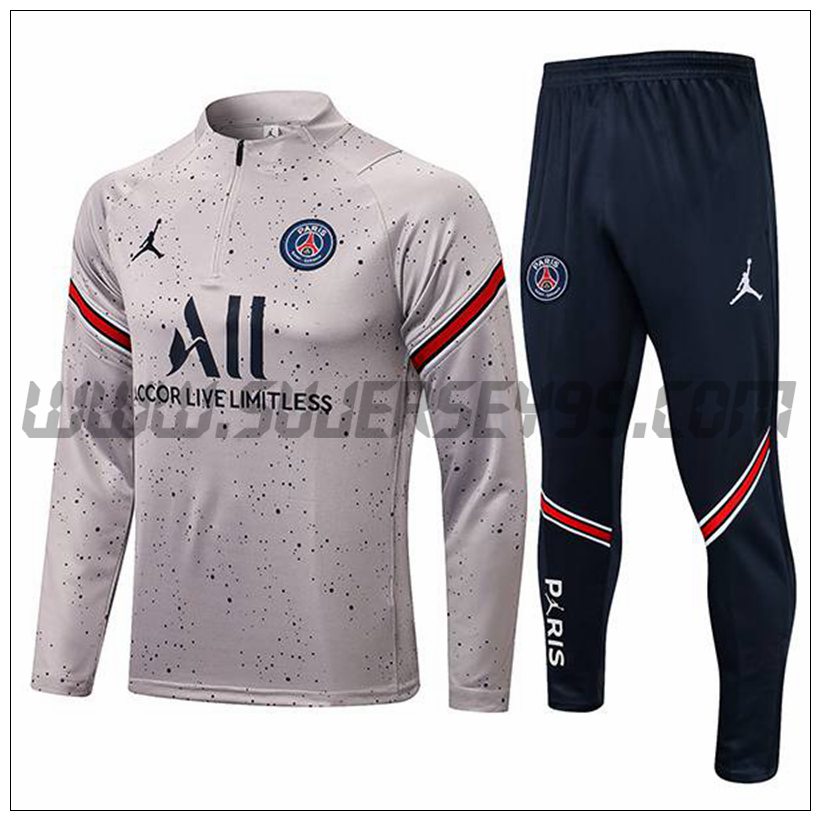 Chandal del Jordan PSG Gris 2021 2022 -1