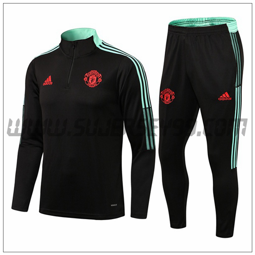 Chandal del Manchester United Gris/Rojo 2021 2022