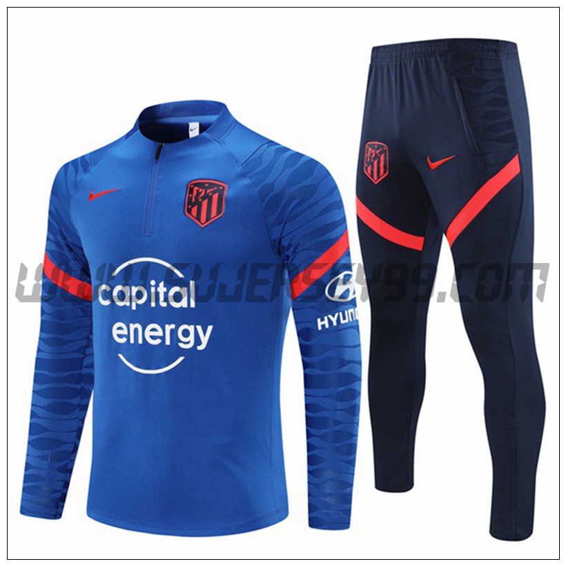 Chandal del Atlético Madrid Azul 2021 2022