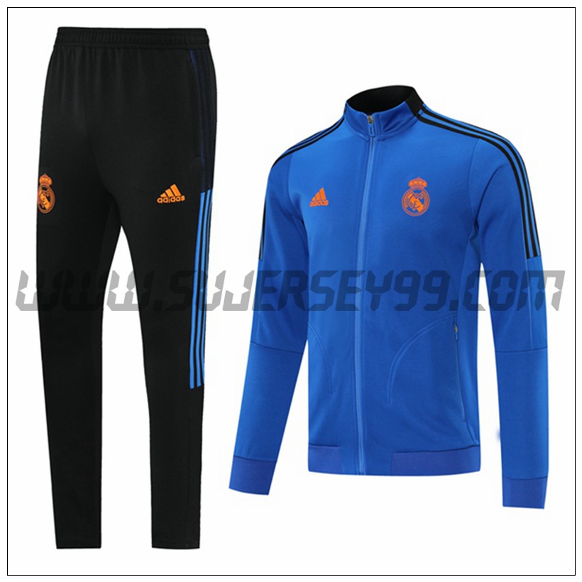 Chaqueta Chandal del Real Madrid Azul 2021 2022 -1