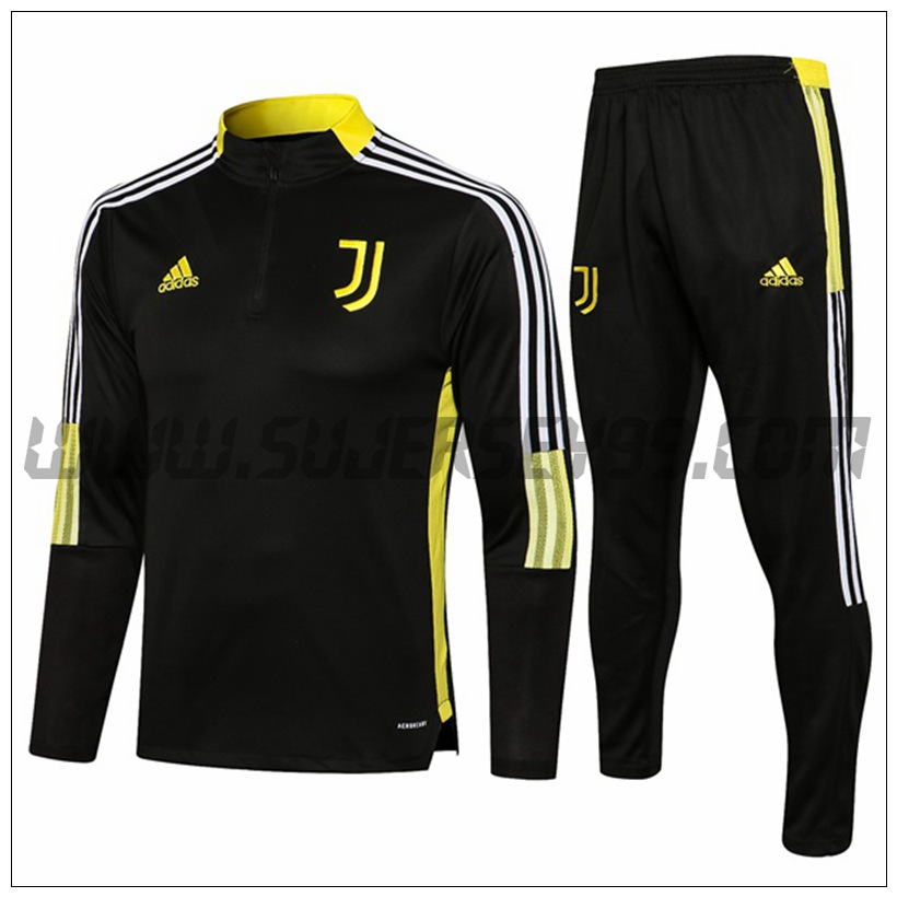 Chandal del Juventus Negro/Amarillo 2021 2022