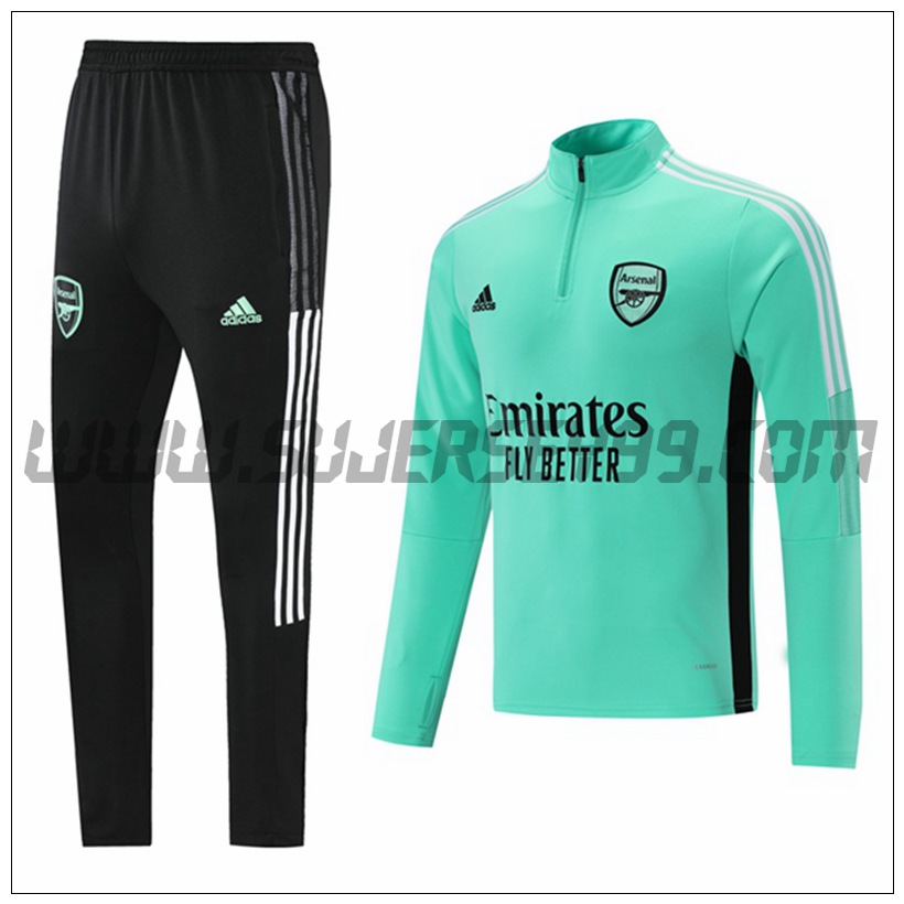 Chandal del FC Arsenal Verde/Negro 2021 2022