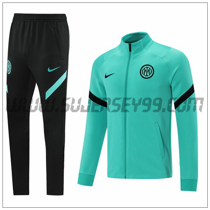 Chaqueta Chandal del Inter Milan Verde/Negro 2021 2022