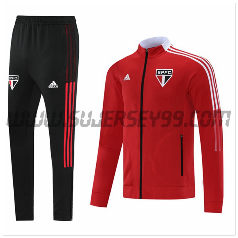 Chaqueta Chandal del Sao Paulo FC Rojo 2021 2022