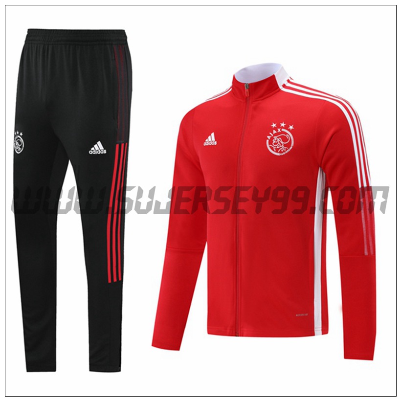 Chaqueta Chandal del AFC Ajax Rojo 2021 2022