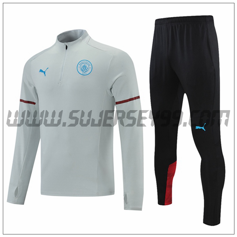 Chandal del Manchester City Gris 2021 2022