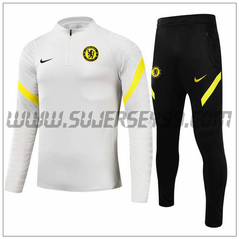 Chandal del FC Chelsea Negro/Blanco 2021 2022