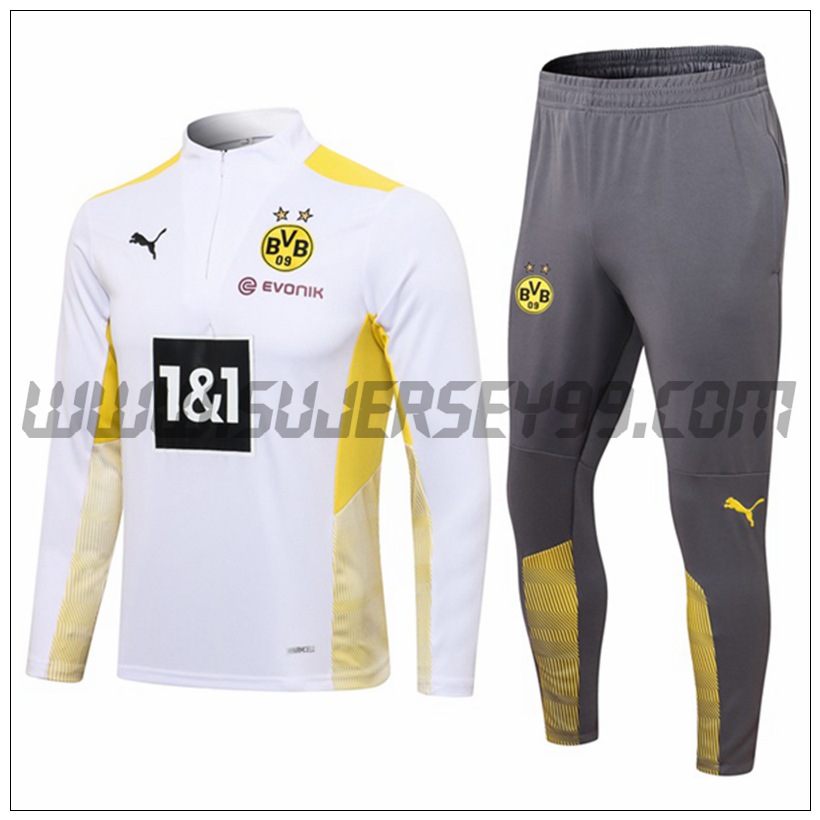 Chandal del Dortmund BVB Amarillo/Blanco 2021 2022