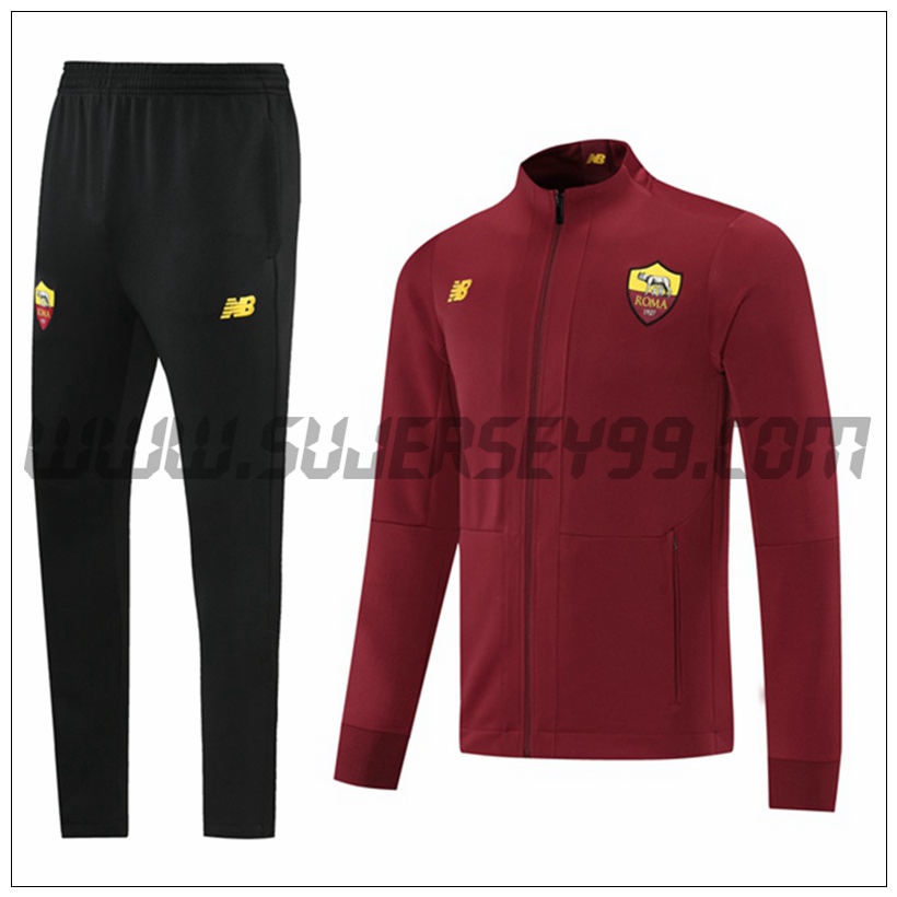 Chaqueta Chandal del AS Roma Rojo 2021 2022