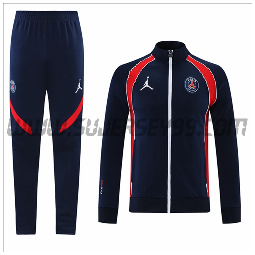 Chaqueta Chandal del Jordan PSG Rojo/Negro 2021 2022