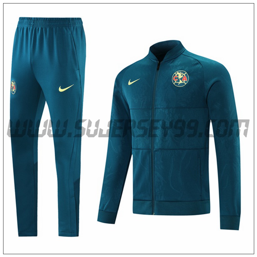 Chaqueta Chandal del Club America Verde Oscuro 2021 2022