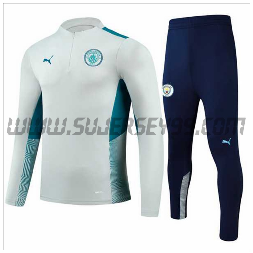 Chandal del Manchester City Gris 2021 2022