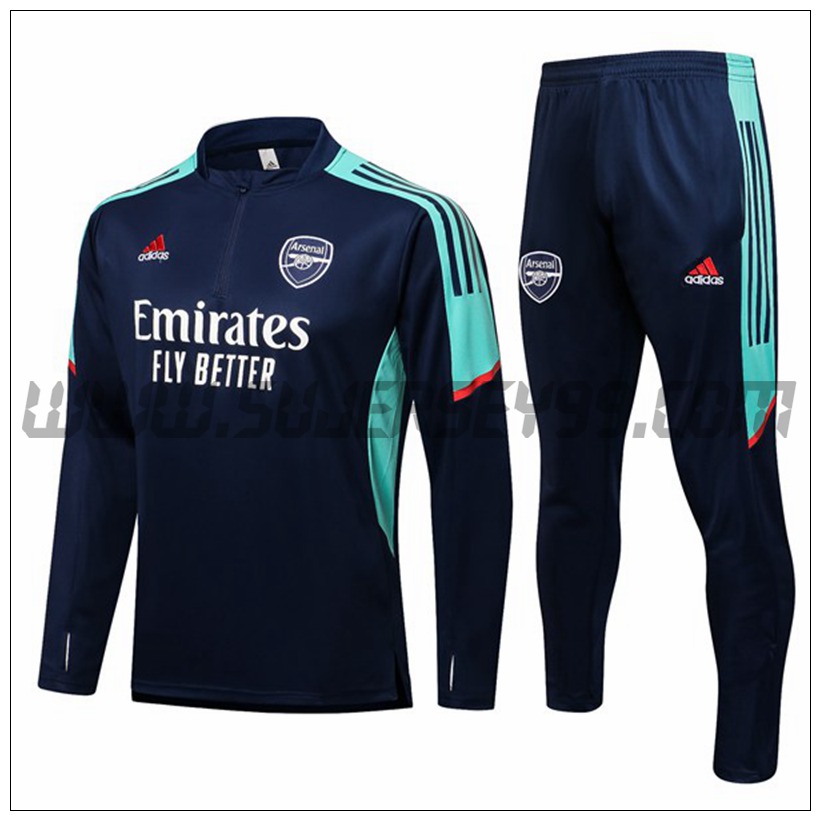 Chandal del FC Arsenal Azul Marino/Verde 2021 2022