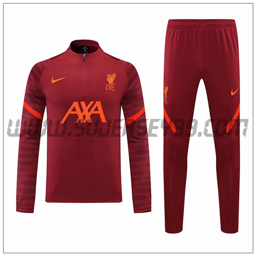 Chandal del FC Liverpool Rojo 2021 2022