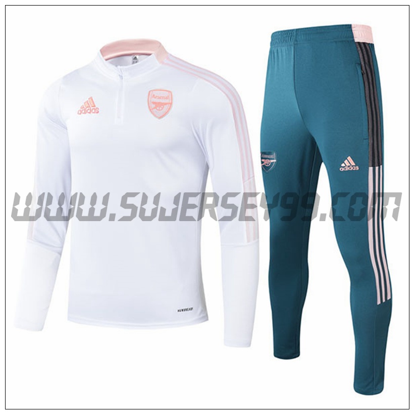 Chandal del Arsenal Blanco 2021 2022