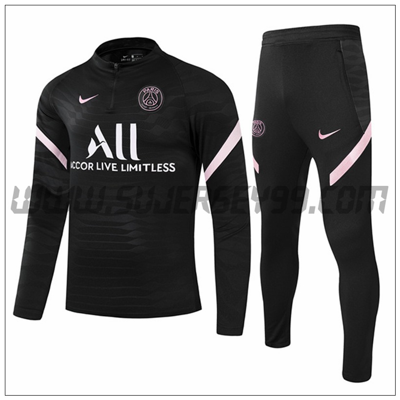 Chandal del Jordan PSG Negro Versión del reproductor 2021 2022