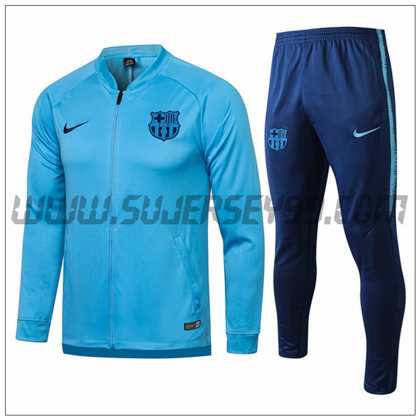 Chaqueta Chandal del FC Barcelona Azul 2021 2022