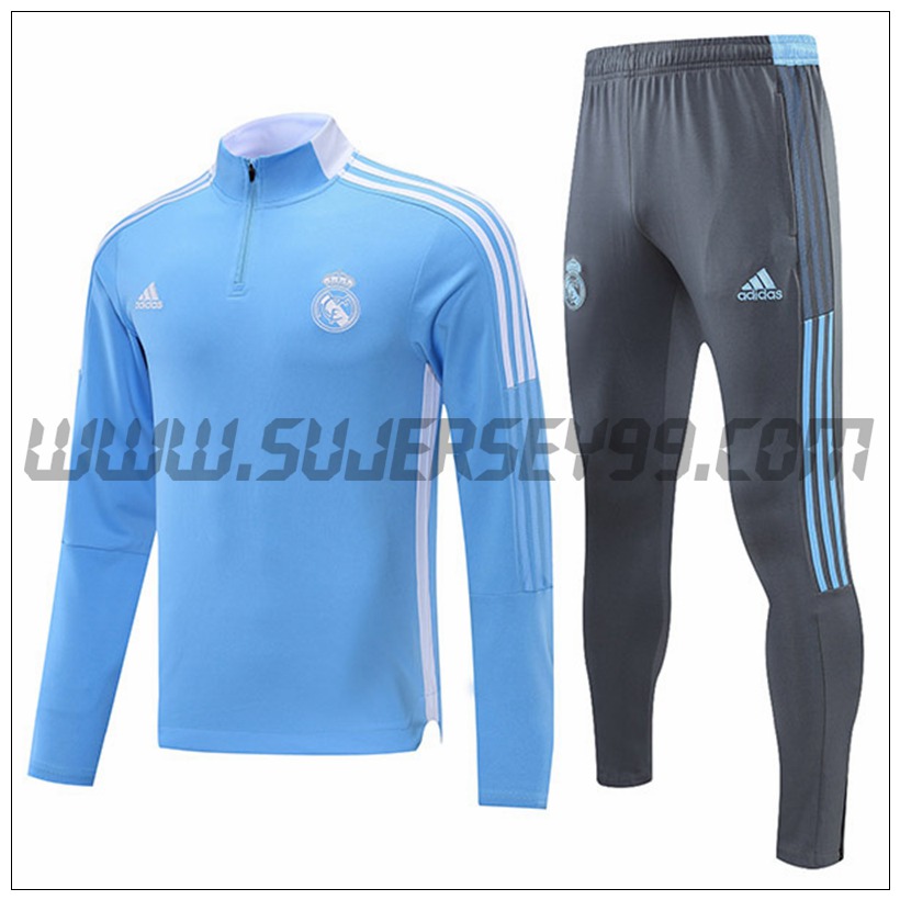 Chandal del Real Madrid Azul/Blanco 2021 2022