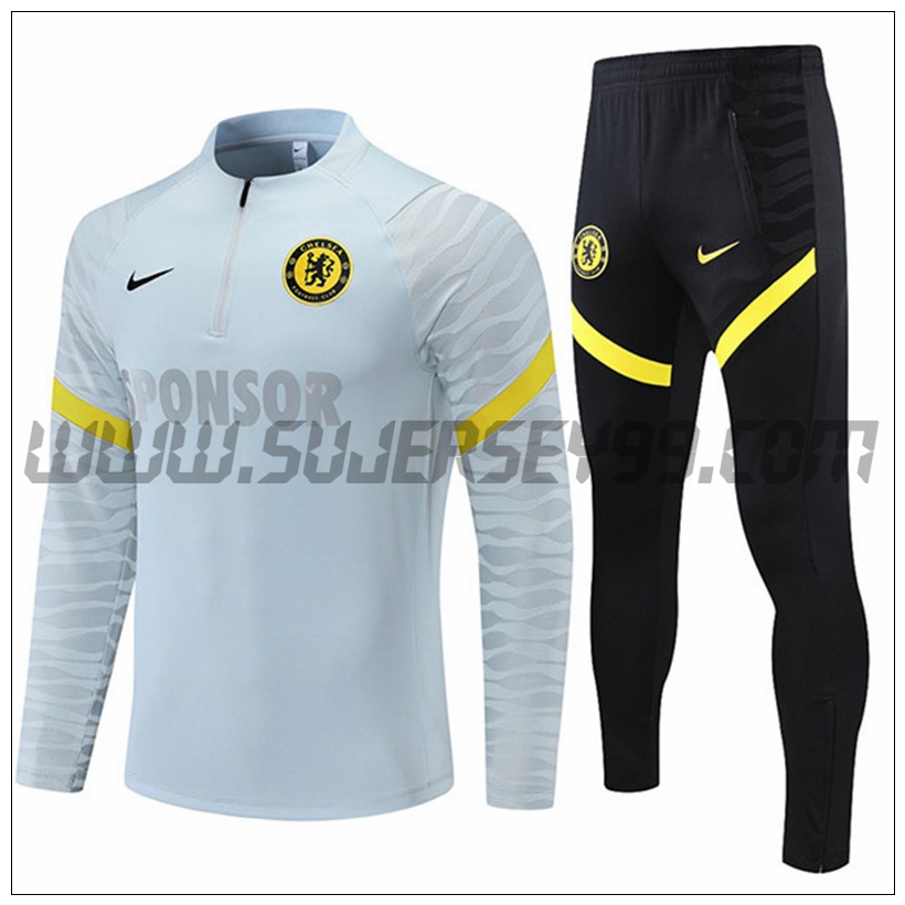 Chandal del FC Chelsea Gris claro 2021/2023