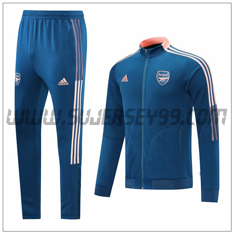 Chandal del Arsenal Azul Marino/Rosa 2021 2022