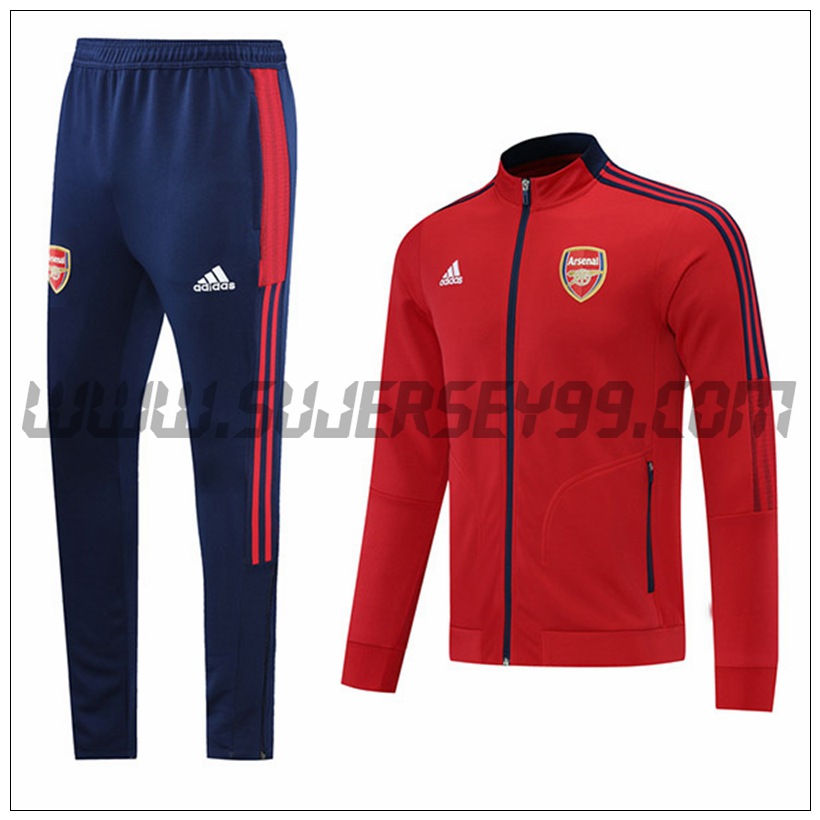 Chandal del Arsenal Rojo/Negro 2021 2022