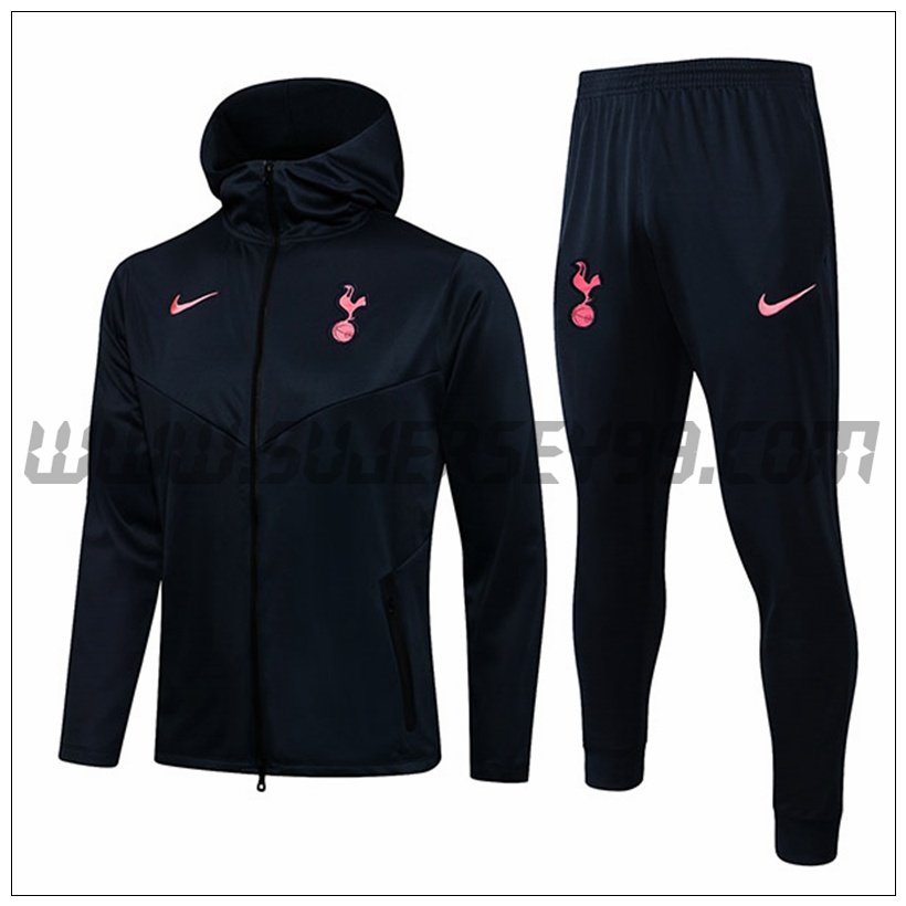 Chaqueta con Capucha Chandal del Tottenham Azul 2021 2022