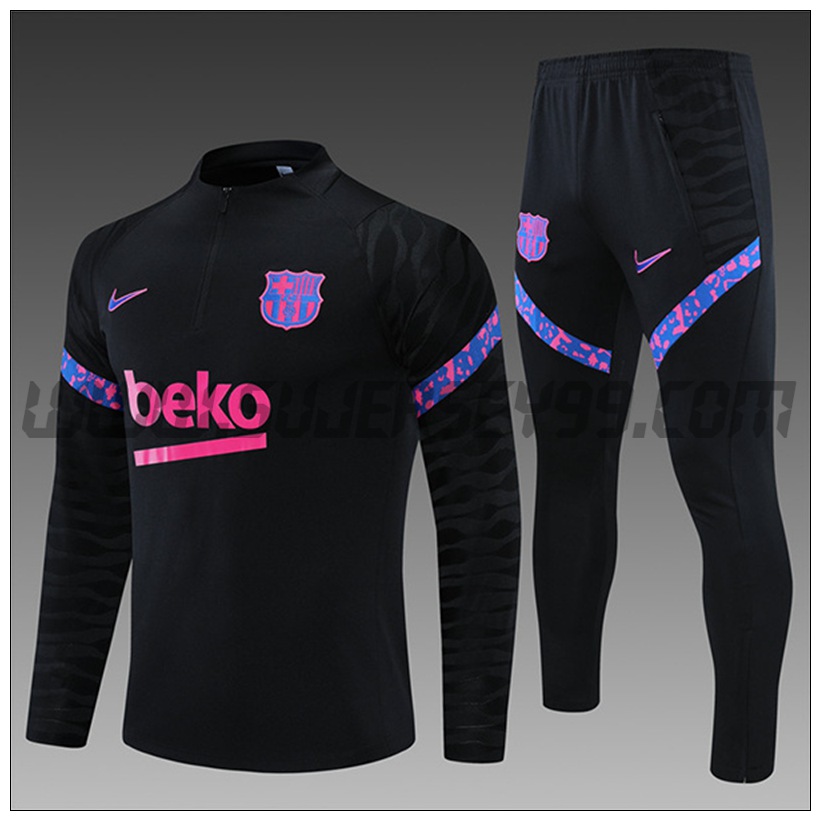 Chandal del FC Barcelona Ninos Negro 2021 2022