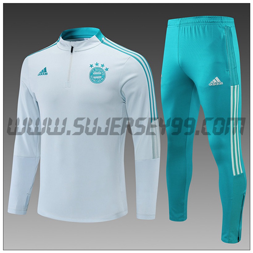 Chandal del Bayern Munich Ninos Blanco 2021 2022