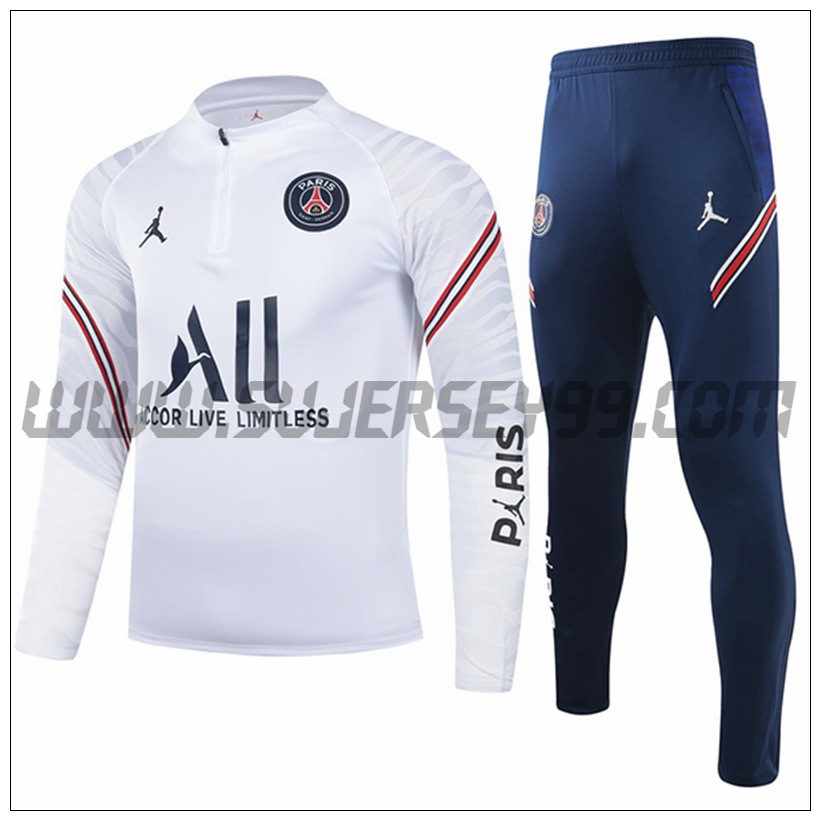 Chandal del Jordan PSG Ninos Blanco 2021 2022