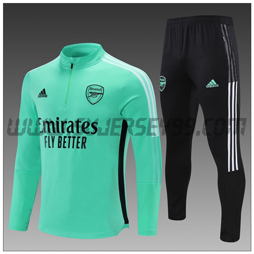 Chandal del Arsenal Ninos Verde 2021 2022