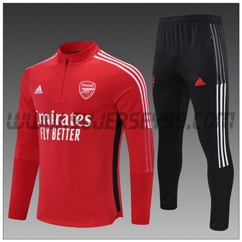 Chandal del Arsenal Ninos Rojo 2021 2022 -1