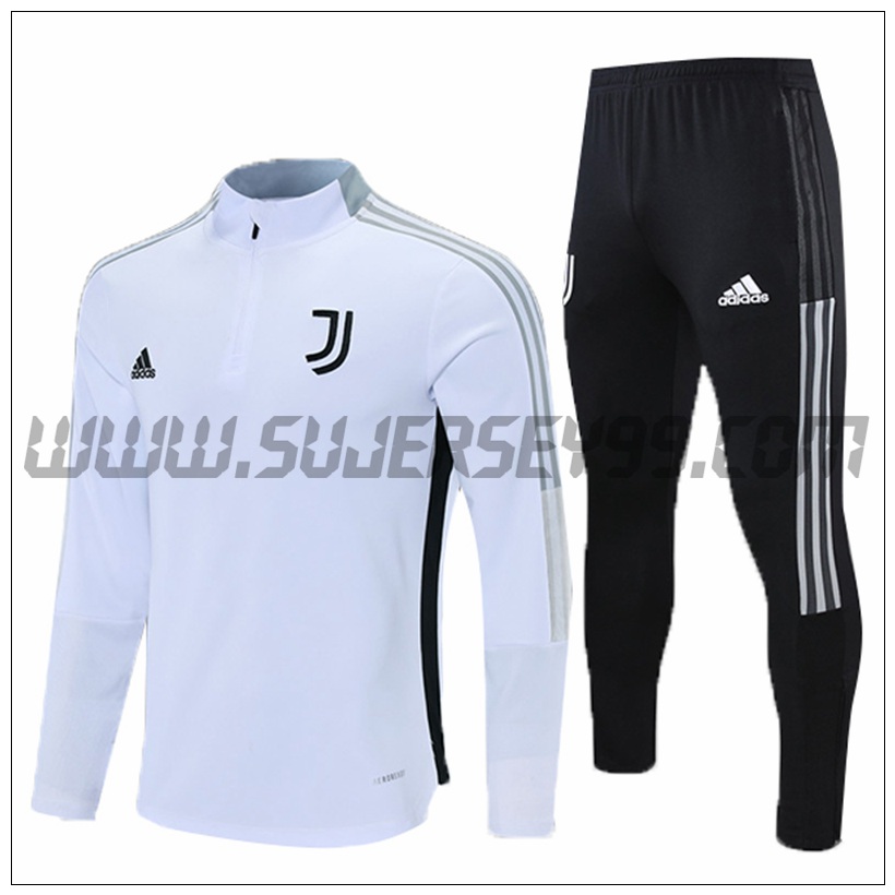 Chandal del Juventus Ninos Blanco 2021 2022