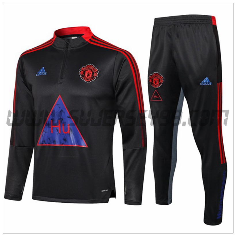 Chandal del Manchester United Gris Oscuro 2021 2022