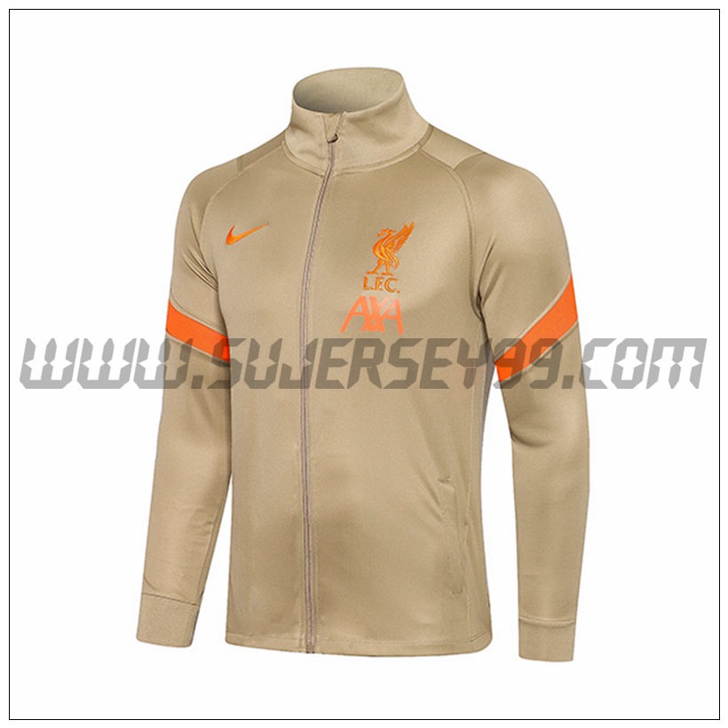 Chaqueta Futbol FC Liverpool Amarillo 2021 2022