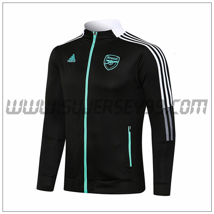 Chaqueta Futbol FC Arsenal Negro 2021 2022