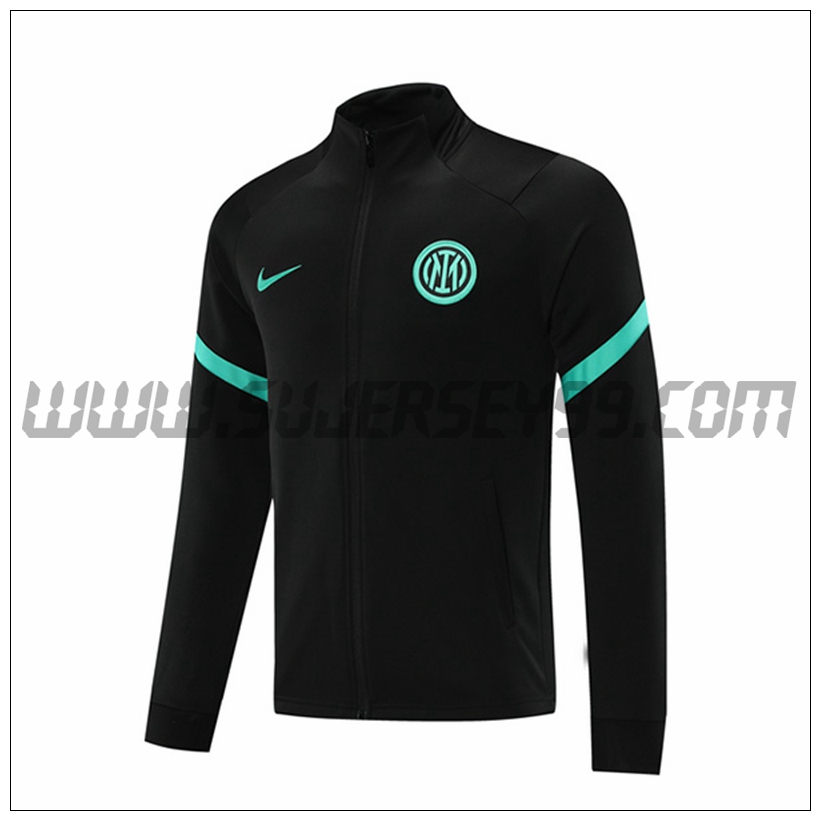 Chaqueta Futbol Inter Milan Negro 2021 2022 -1