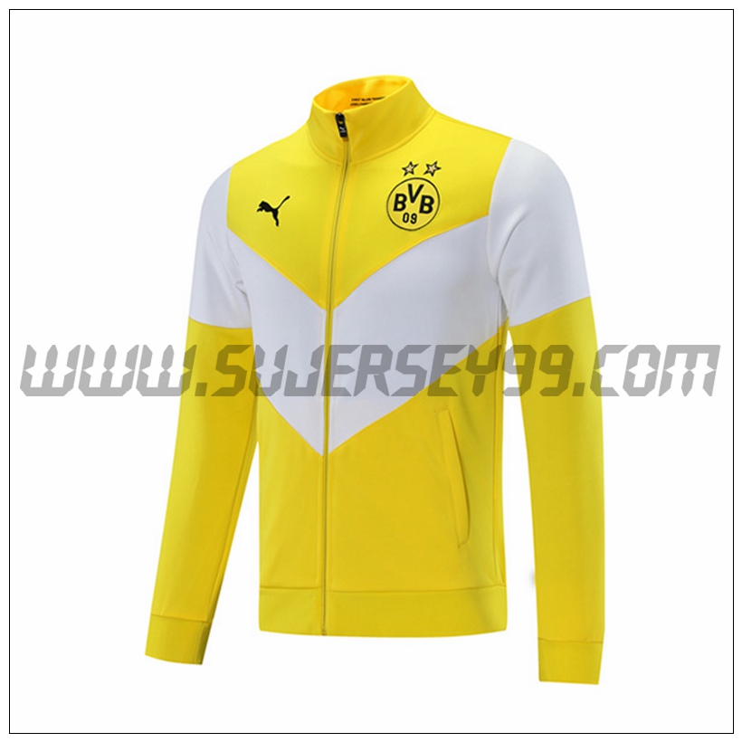 Chaqueta Futbol Dortmund BVB Amarillo 2021 2022