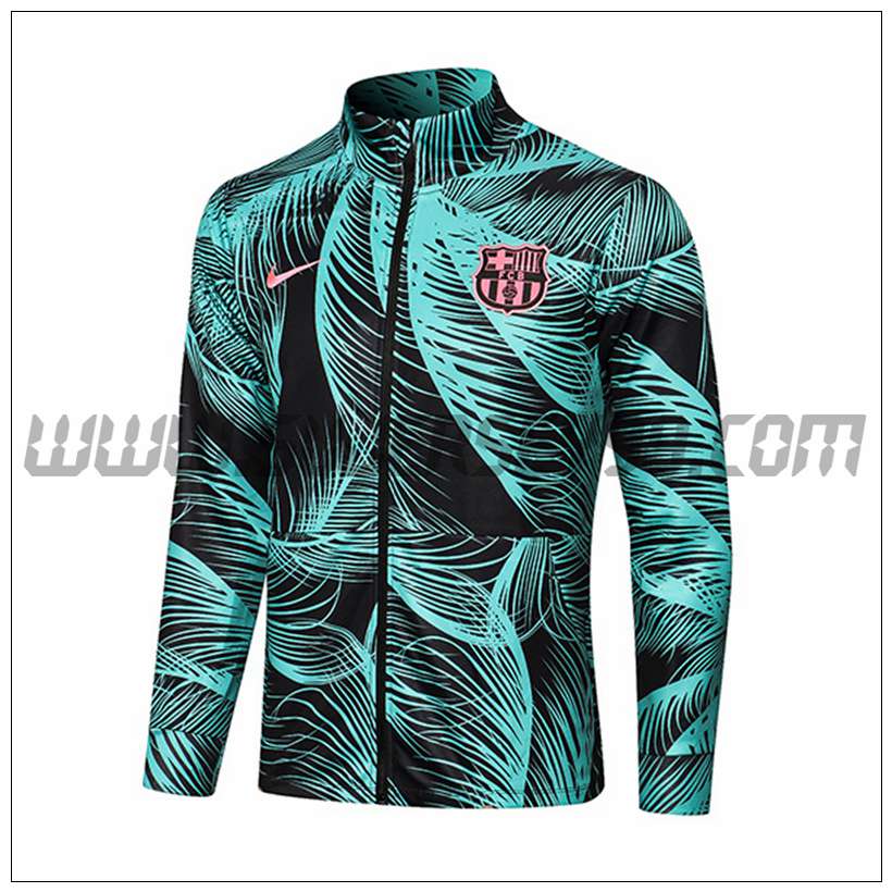 Chaqueta Futbol FC Barcelona Verde 2021 2022