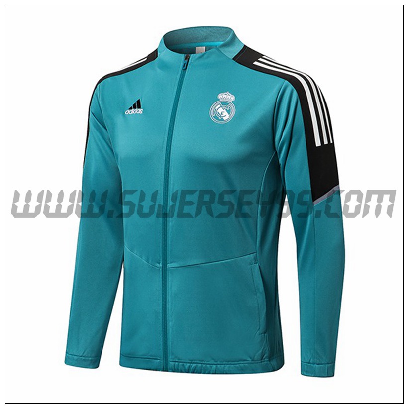 Chaqueta Futbol Real Madrid Verde/Negro 2021 2022