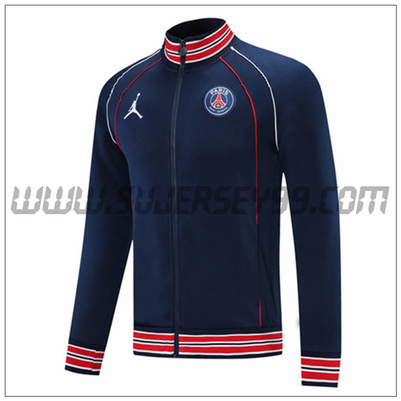 Chaqueta Futbol Jordan PSG Azul Marino 2021 2022