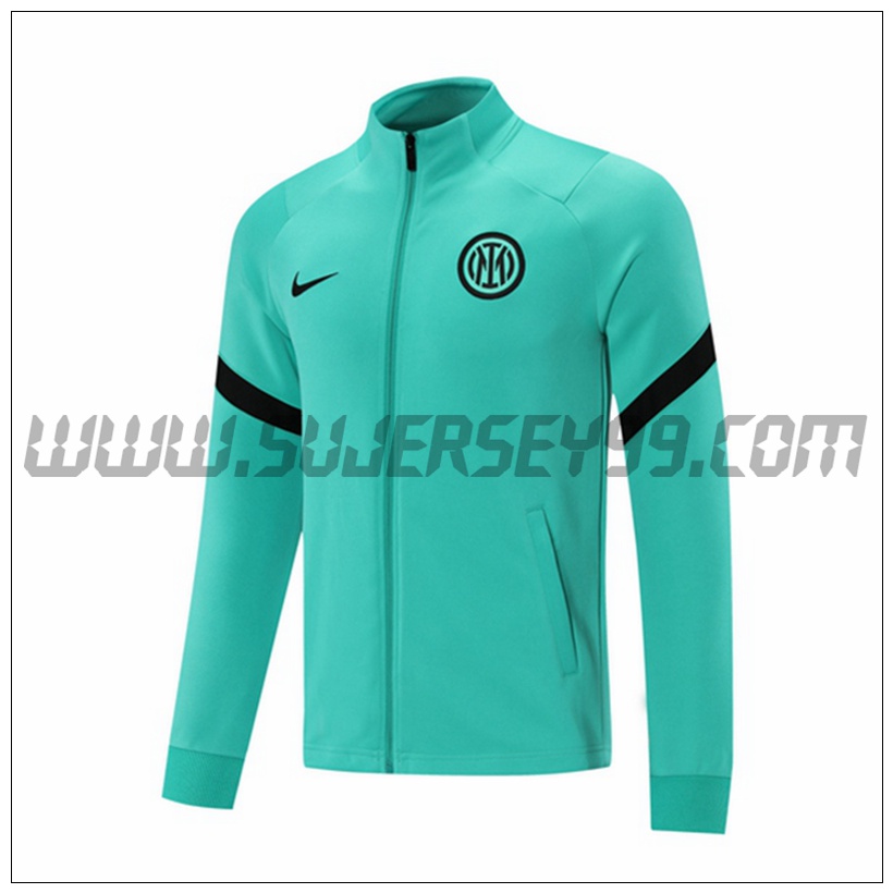 Chaqueta Futbol Inter Milan Verde/Negro 2021 2022