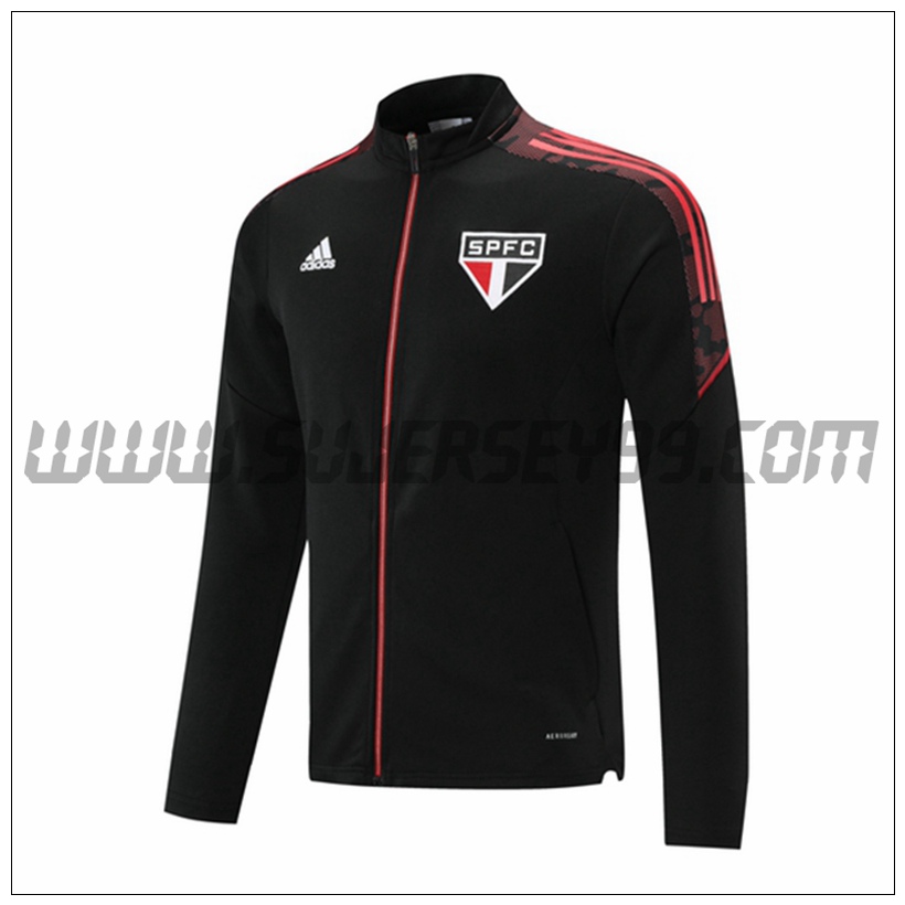 Chaqueta Futbol Sao Paulo FC Rojo/Negro 2021 2022