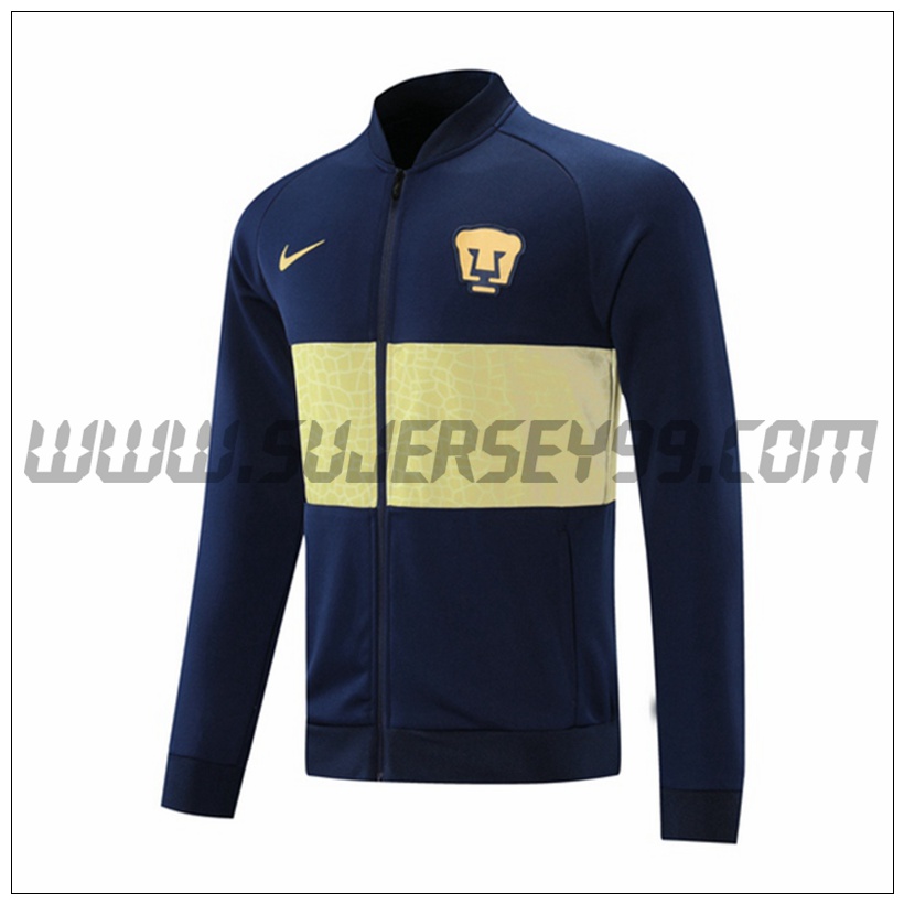 Chaqueta Futbol Pumas UNAM Azul Marino 2021 2022