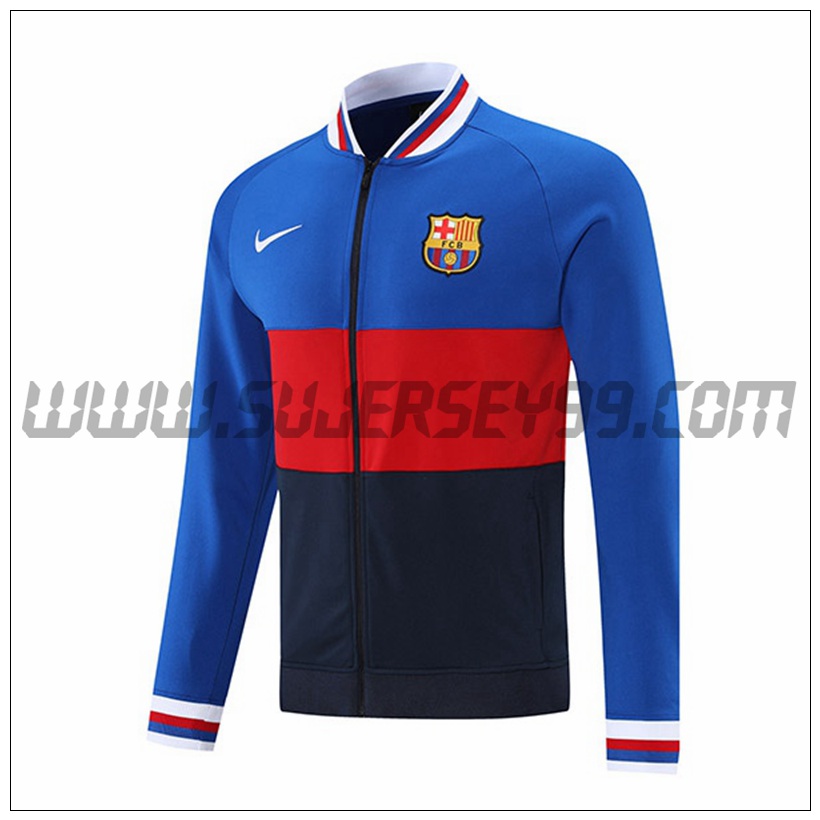 Chaqueta Futbol FC Barcelona Azul/Rojo 2021 2022